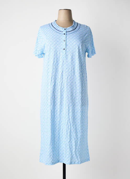 Chemise de nuit imprimé pois bleu ARY & BELLE femme