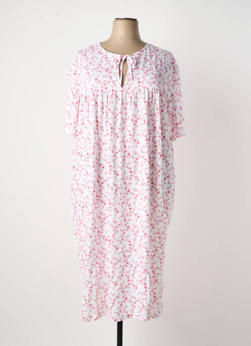 Chemise de nuit imprimé fantaisie blanc PRIVILEGE femme