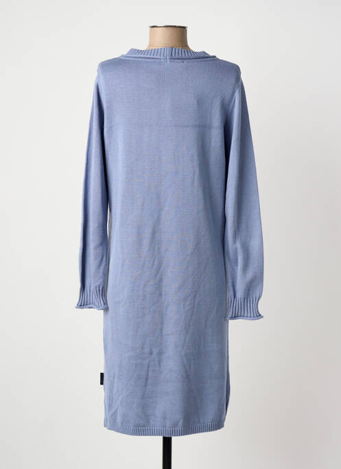 Robe pull coupe droite manches longues violet CAPUCCINO femme