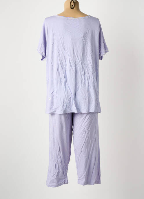 Pyjama manches courtes violet RAISON D'ETRE femme