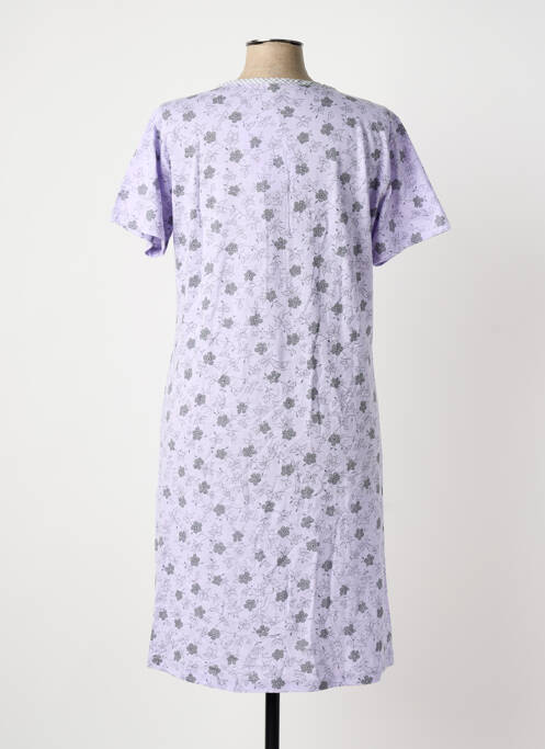 Chemise de nuit violet MASSANA femme
