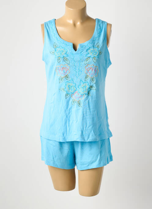 Pyjashort bleu REVIC femme