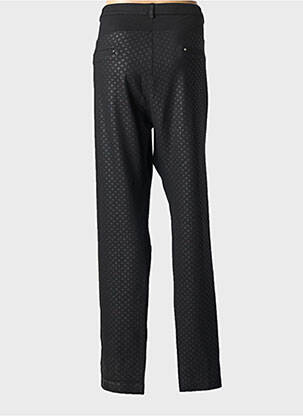 Pantalon droit stretch taille normale noir GRIFFON femme
