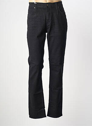 Jeans coupe droite stretch taille normale noir MUSTANG homme