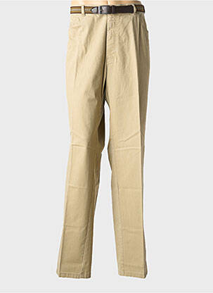 Pantalon droit stretch taille normale beige BRÜHL homme