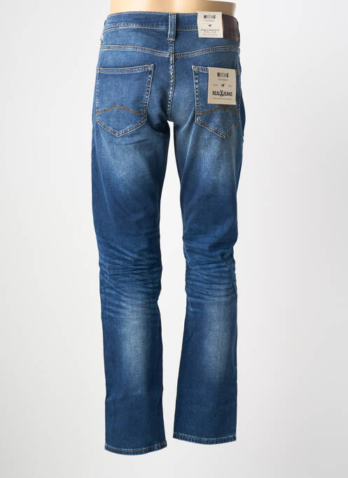Jeans coupe droite stretch taille normale bleu MUSTANG homme
