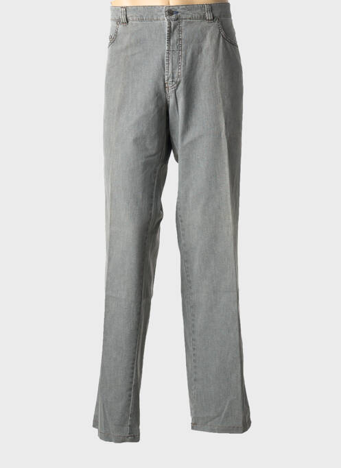 Pantalon droit stretch taille normale gris BRÜHL homme
