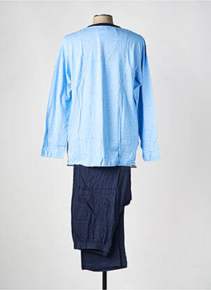 Pyjama col v bleu NAVIGARE homme