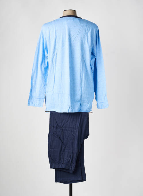 Pyjama col v bleu NAVIGARE homme