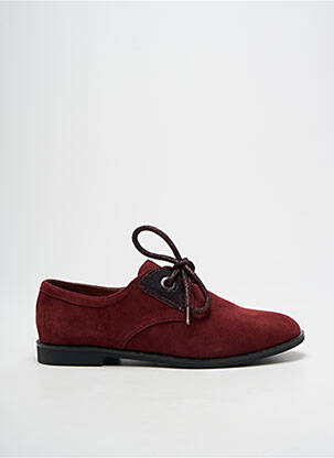 Derbies nubuck talon plat jusqu'à 3cm violet ARMISTICE femme