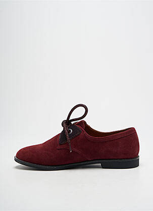 Derbies nubuck talon plat jusqu'à 3cm violet ARMISTICE femme