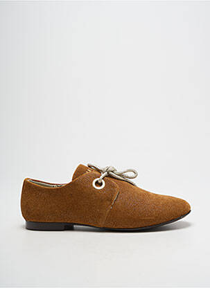 Derbies bout rond talon plat jusqu'à 3cm marron ARMISTICE femme