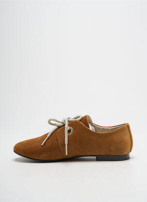 Derbies bout rond talon plat jusqu'à 3cm marron ARMISTICE femme