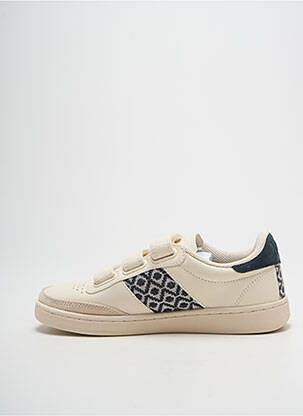 Baskets semelle amovible talon plat jusqu'à 3cm bleu N'GO femme
