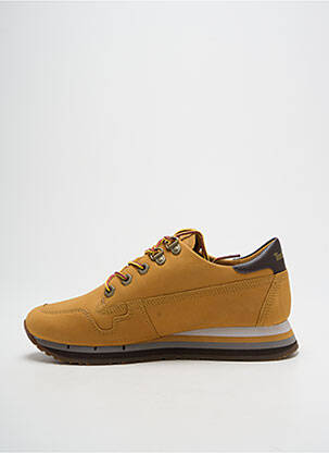 Baskets semelle amovible talon plat jusqu'à 3cm jaune TIMBERLAND femme