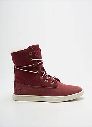 Baskets nubuck bout rond violet TIMBERLAND enfant