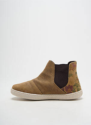 Bottines/boots nubuck talon plat jusqu'à 3cm marron VICTORIA femme