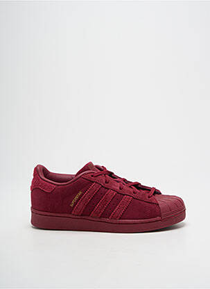 Baskets nubuck bout rond violet ADIDAS fille