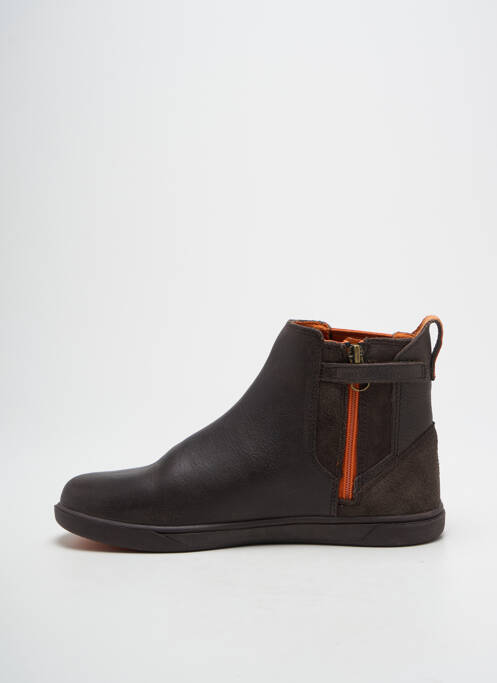 Bottines/boots fermeture zippée bout rond marron TIMBERLAND garcon