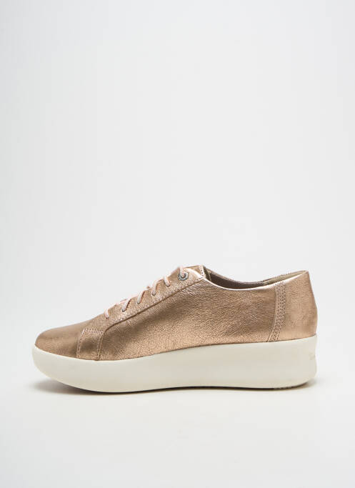 Baskets matière lisse talon de 4 à 6cm rose TIMBERLAND femme