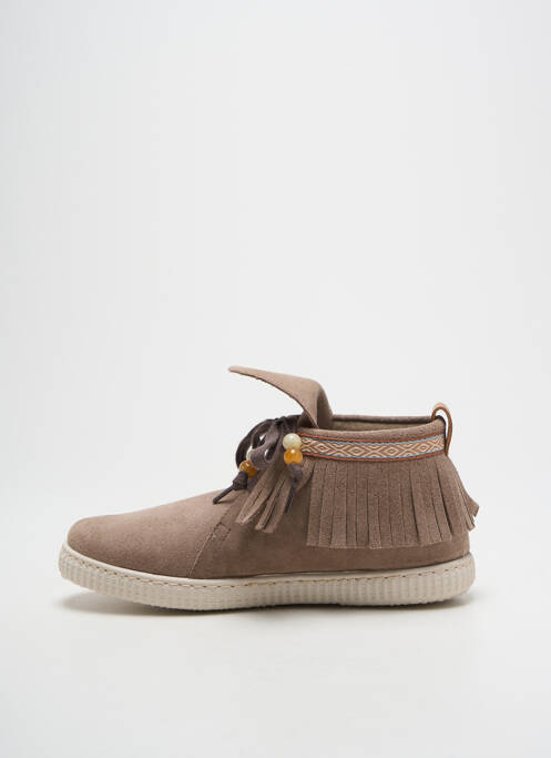 Bottines/boots talon plat jusqu'à 3cm gris VICTORIA femme