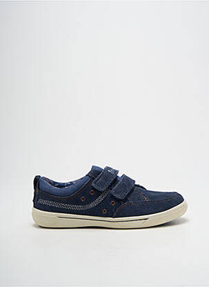 Baskets nubuck bout rond bleu TIMBERLAND garçon
