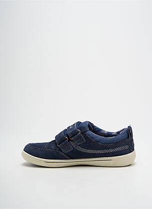 Baskets nubuck bout rond bleu TIMBERLAND garçon