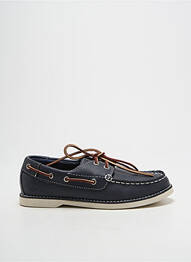 Derbies bout rond talon bas bleu TIMBERLAND garcon