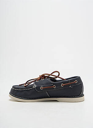 Derbies bout rond talon bas bleu TIMBERLAND garçon