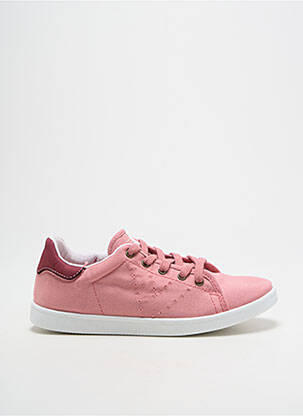 Baskets fermeture lacets bout rond rose VICTORIA fille