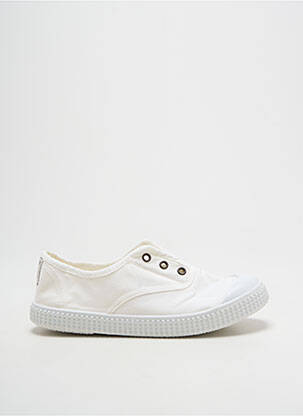 Slip ons bout rond bout rond blanc VICTORIA enfant
