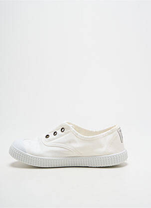 Slip ons bout rond bout rond blanc VICTORIA enfant