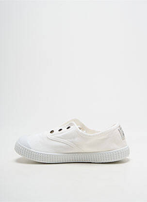 Slip ons bout rond bout rond blanc VICTORIA enfant