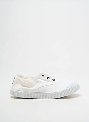 Slip ons bout rond bout rond blanc VICTORIA enfant