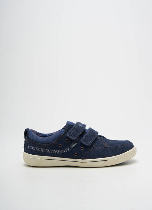 Baskets nubuck bout rond bleu TIMBERLAND garcon