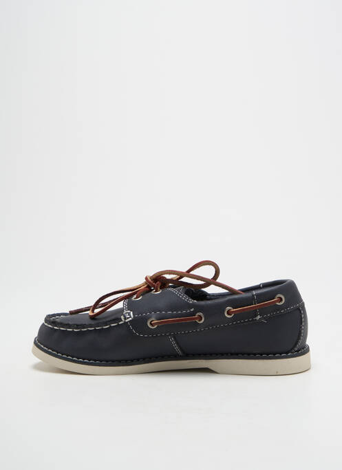 Derbies bout rond talon bas bleu TIMBERLAND garcon