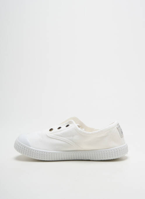 Slip ons bout rond bout rond blanc VICTORIA enfant
