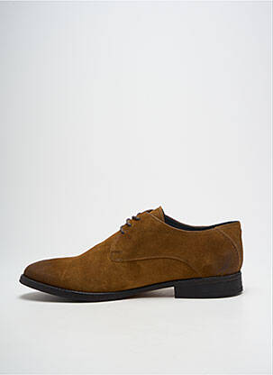 Derbies nubuck talon bas marron FRANK WRIGHT homme