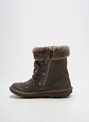Bottines/boots bout rond bout rond gris ART enfant