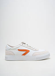 Baskets bout rond bout rond blanc HUB homme
