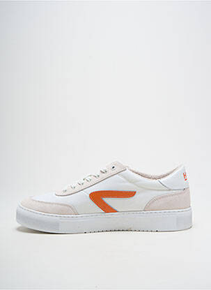 Baskets bout rond bout rond blanc HUB homme