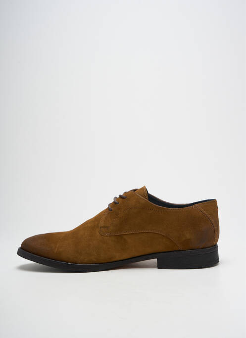 Derbies nubuck talon bas marron FRANK WRIGHT homme