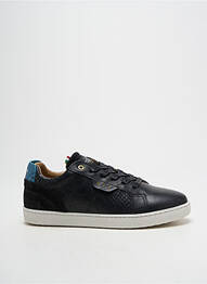 Baskets tissage satiné bout rond noir PANTOFOLA D'ORO garcon