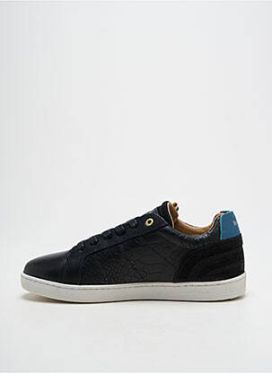 Baskets tissage satiné bout rond noir PANTOFOLA D'ORO garçon