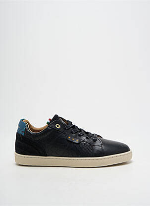 Baskets tissage satiné bout rond noir PANTOFOLA D'ORO fille