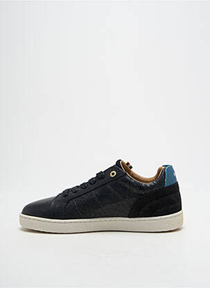 Baskets tissage satiné bout rond noir PANTOFOLA D'ORO fille