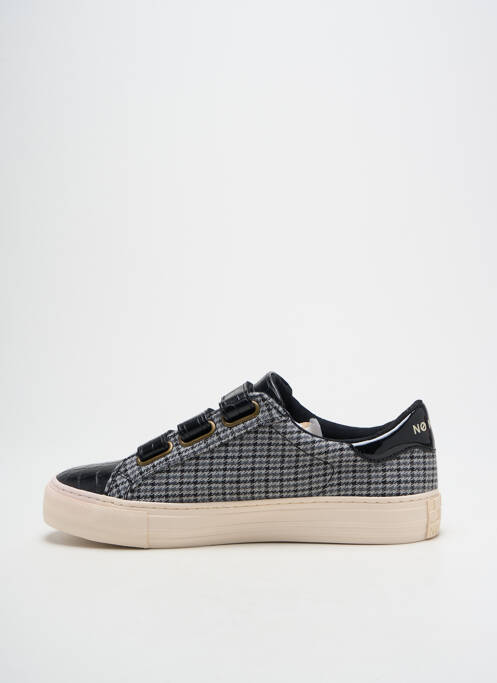 Baskets bout rond talon plat jusqu'à 3cm noir NO NAME femme