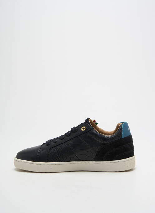 Baskets tissage satiné bout rond noir PANTOFOLA D'ORO fille