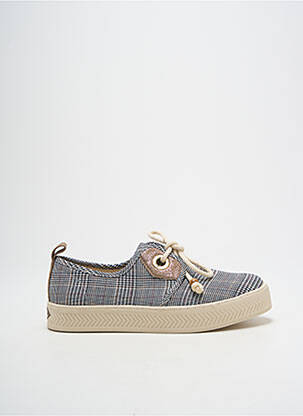Baskets bout rond talon plat jusqu'à 3cm noir ARMISTICE femme