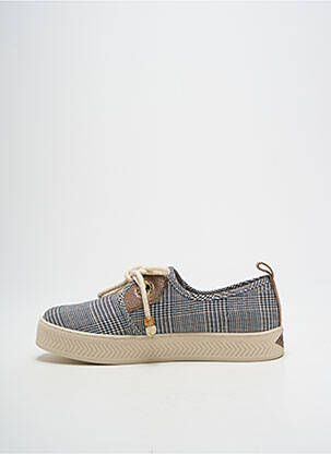Baskets bout rond talon plat jusqu'à 3cm noir ARMISTICE femme
